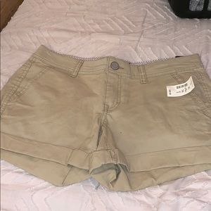 Khaki shorts! Size 2, Aeropostale